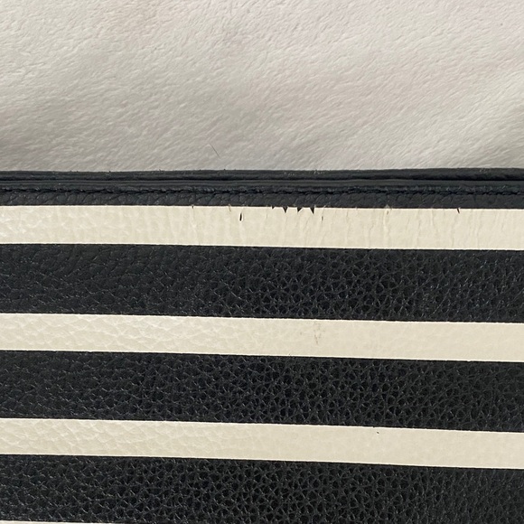 Kate Spade Striped Black and Cream Crossbody Bag - Picture 8 of 12